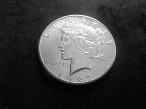 1927 S Peace Silver Dollar
