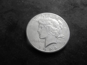 1928 Peace Silver Dollar