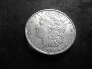 1885 O Morgan Silver Dollar