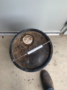 Pail of Hydraulic  Oil
