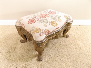 lot 59 image: Antique Iron Footstool