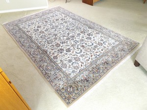 lot 72 image: Hand Knotted 71 x 111 Wool Persian Rug