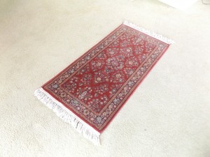 lot 75 image: Hand Knotted 2.2 x 4.3 Wool Persian Rug