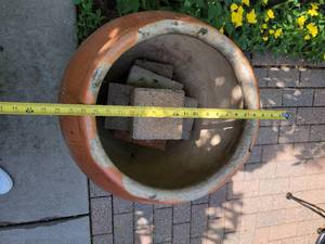 lot 63 image: 22x25 inch Terracotta B