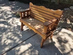 lot 102 image: Miniature Garden Bench