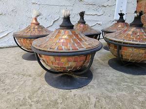 lot 104 image: Six Table Sconces