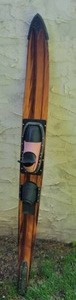 lot 125 image: Vintage Maherajah Wood Water Ski