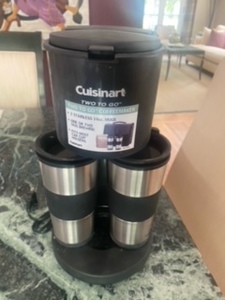 lot 133 image: Cuisinart Two 2 Go Coffee Maker