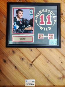 lot 6 image: Autographed Zach Parise Minnesota Wild