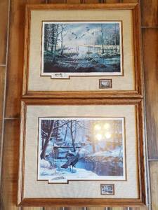 lot 14 image: Two Framed Ken Zilla Prints
