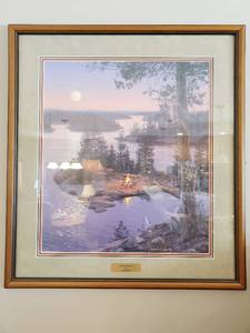 lot 18 image: Signed And Numbered Darrell Bush Print Moondance