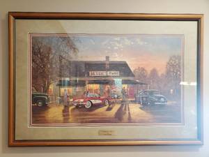 lot 20 image: Signed And Numbered Dave Barnhouse Print Hometown Hero