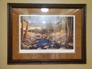 lot 38 image: Signed And Numbered Jim Hansel Print Headwaters