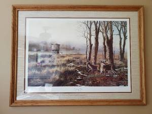 lot 42 image: Signed And Numbered Jim Hansel Print Morning Mist