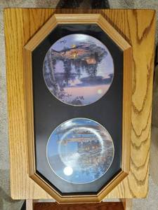 lot 76 image: Two Darrell Bush Collector Plates