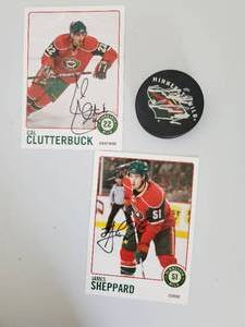 lot 117 image: Signed Minnesota Wild Items