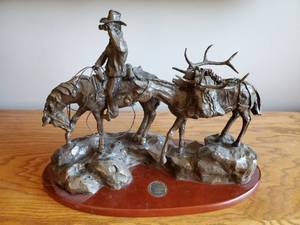 lot 2 image: Mike Casper Bronze Statue Big Country