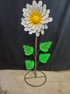 New Large Handmade Recycled Metal Flower