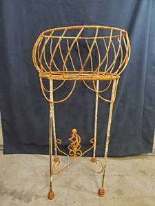 New Large Handmade Recycled Metal Planter Stand
