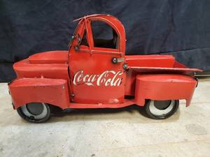 New Handmade Recycled Metal Coca Cola Coke Truck