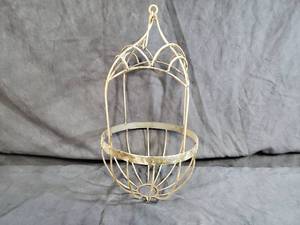 New Handmade Recycled Metal Hanging Plant Holder Basket