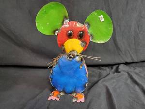 New Handmade Recycled Metal Mouse