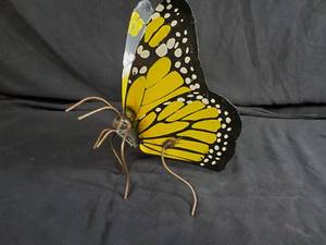 New Handmade Recycled Metal Butterfly