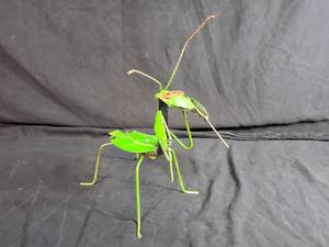 New Handmade Recycled Metal Preying Mantis