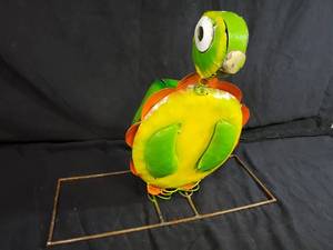 New Handmade Recycled Metal Rocking Turtle