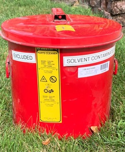 lot 3446 image: Justrite Waste Bin