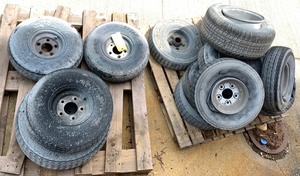 lot 4208 image: Assorted Trailer Tires