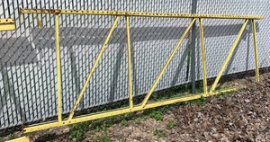 lot 1407 image: Teardrop Pallet Racking Upright