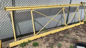 lot 1409 image: 11 Teardrop Pallet Rack Upright