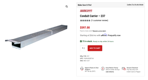 lot 609 image: Conduit Carrier Kit