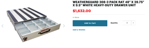 lot 615 image: Truck Box Storage Drawer