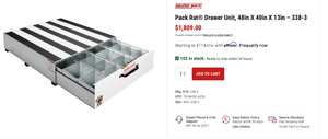 lot 616 image: Truck Box Storage Drawer