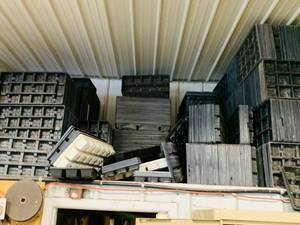 lot 44 image: Huge lot of nursery plant trays
