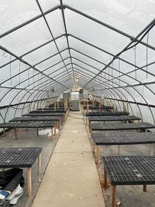 lot 1 image: Hoop Style Greenhouse 95 ft by 22 wide