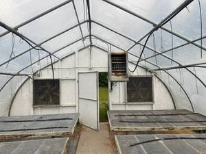 lot 4 image: Hoop Style Greenhouse 95 ft by 22 ft wide