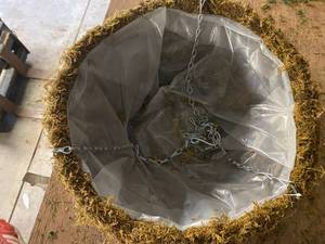 lot 8 image: Over 100 Moss Hanging Plant Baskets