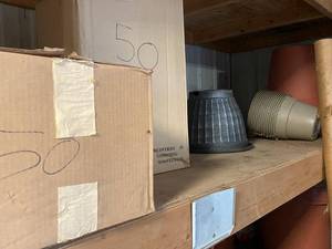 lot 50 image: Full Boxes of Hanging Baskets Plus Miscellaneous Pots