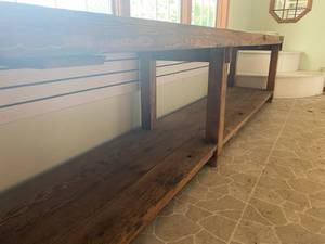 lot 104 image: Wood Display Table