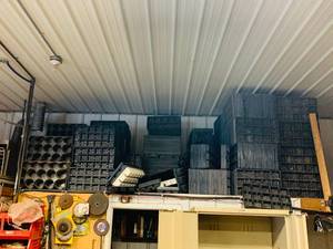 lot 45 image: Giant lot of nursery plant trays