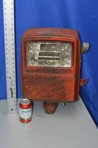 lot 52 image: Vintage Gasboy gas fuel pump model 1820