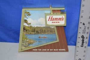 lot 2A image: Hamms Beer Sign (red canoe)