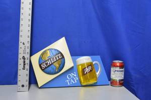 lot 12 image: Schlitz Beer Sign
