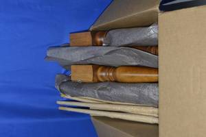 lot 170 image: ballasts and wood legs