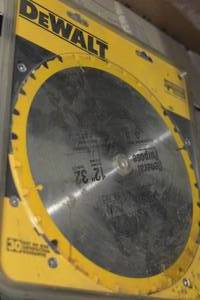 lot 165 image: 12 General Construction Dewalt saw blade