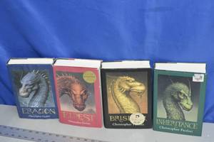 lot 89 image: books by Christopher Paolini