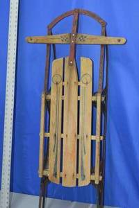 lot 86 image: Vintage Floating Steering Champion Snow Sled